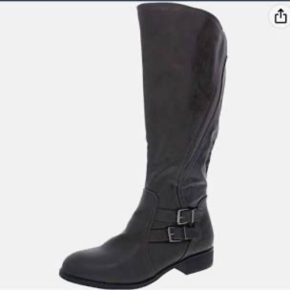 Style & co milahp tall boots in charcoal size 7M
